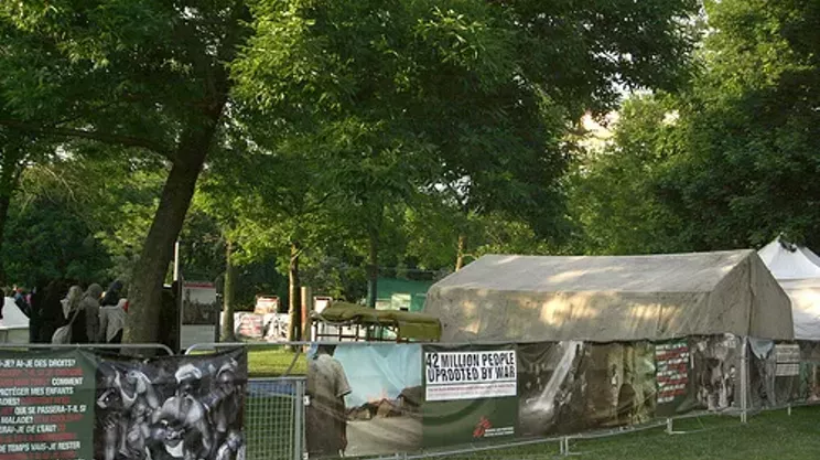 Image: A Refugee Camp in the Heart of the City