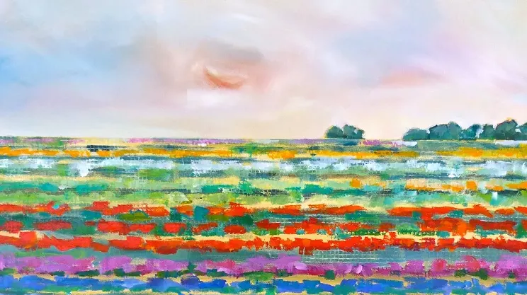 Image: Andrea Pottyondy: Colour Fields and Tulipomania