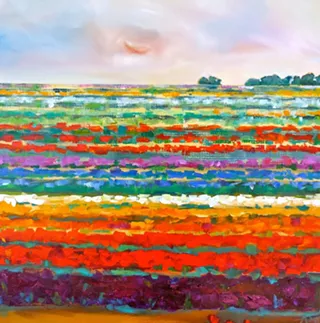 Image: Andrea Pottyondy: Colour Fields and Tulipomania