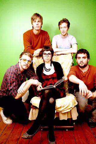 Image: Battle of the Bands: Broken Ohms, Carleton Stone Drives the Big Wheel, The First Aid Kit, The Town Heroes, Andrew Hunter and the Gatherers (Industry room: merch night)