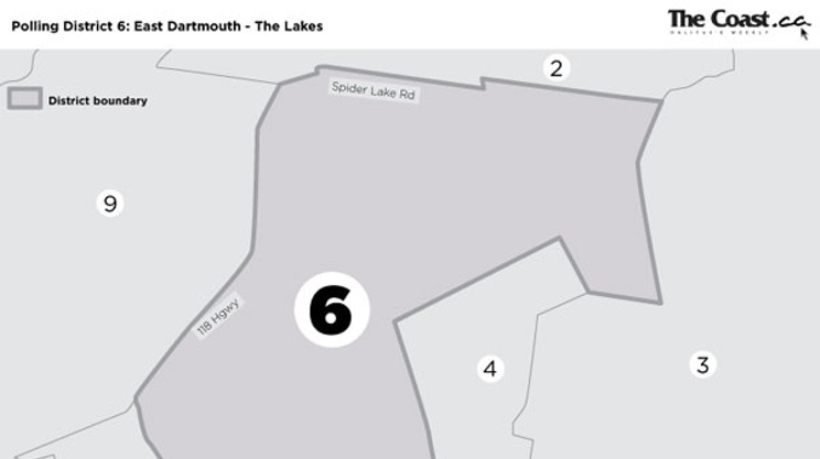 District 6(East Dartmouth - The Lakes)