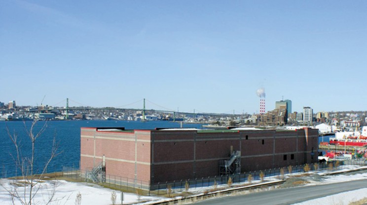 Foamy discharges from the new Dartmouth sewage plant