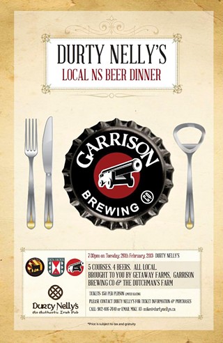 Local NS Beer Dinner