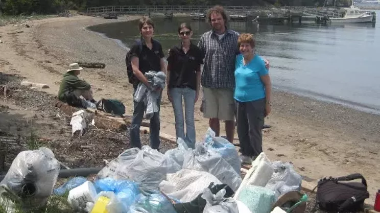 Image: McNabs Island Beach Cleanup