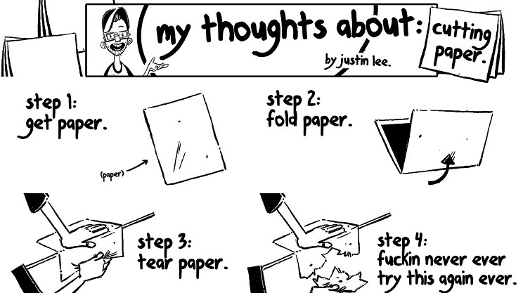 My Thoughts About: Cutting Paper