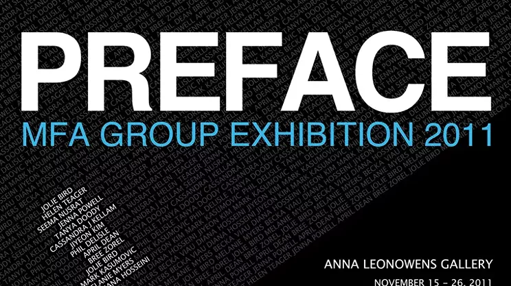 Image: Preface: NSCAD MFA Group Show