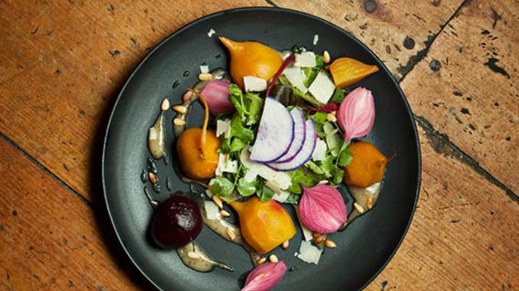 Roasted Beet and Pickled Onion Salad