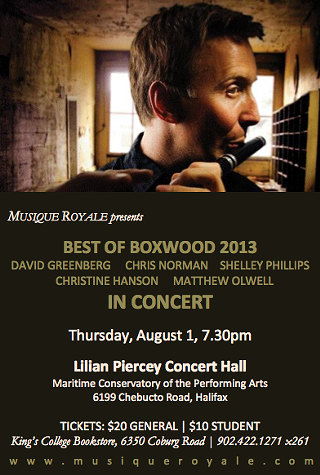 The Best of Boxwood 2013 Concert