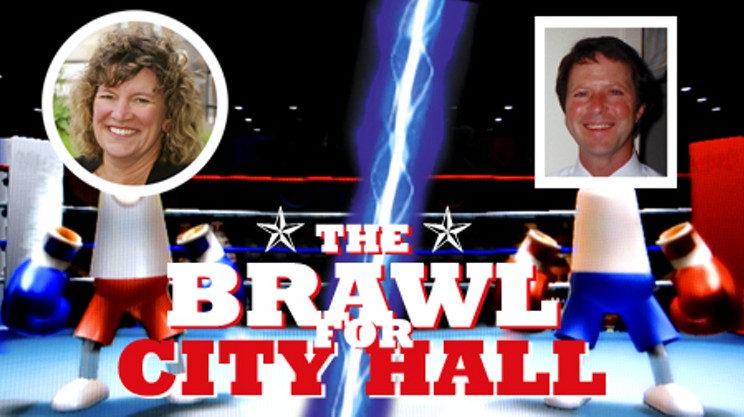 The brawl for city hall