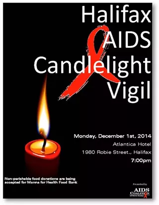 Image: The Halifax AIDS Candlelight Vigil