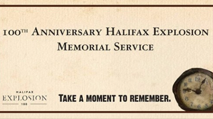 Image: 100th Anniversary Halifax Explosion Memorial Service