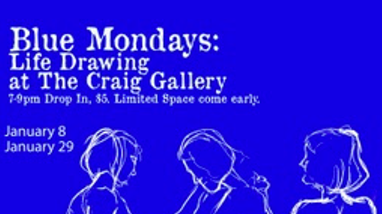 Image: Blue Mondays: Life drawing at the Craig Gallery