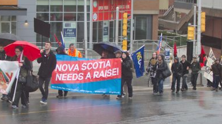 Image: May Day rally and march