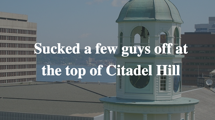 Halifax confesses all of its sexual secrets