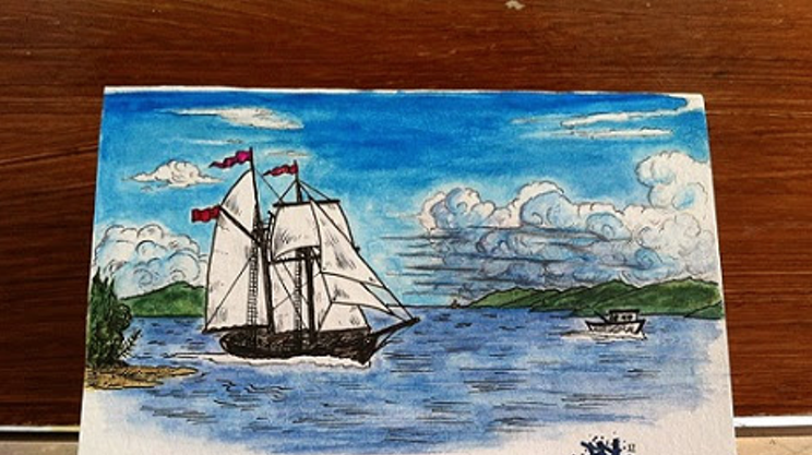 Image: Artist of the day: Painting scenes of the shore with Peter Lockerbie