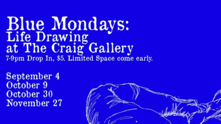 Image: Blue Mondays: Life drawing at the Craig Gallery