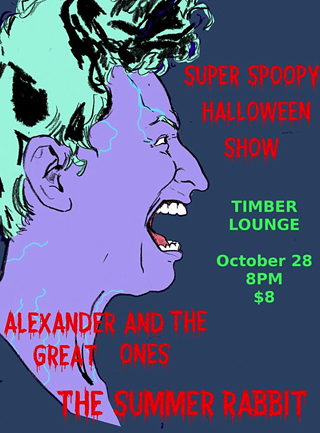 Super Spoopy w/The Summer Rabbitt, Alexander and The Great Ones