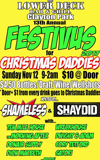 Festivus For Christmas Daddies w/Shameless, Shaydid