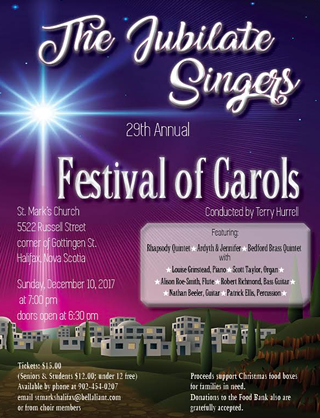 Image: The Jubilate Singers' 29th Annual Festival of Carols