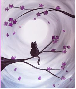 Painting Party to support Purple Cat Society