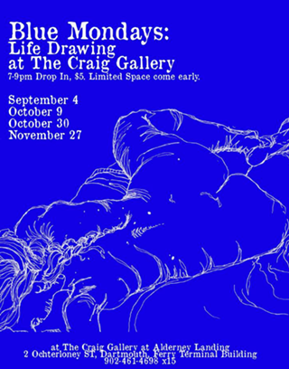 Blue Mondays: Life drawing at the Craig Gallery