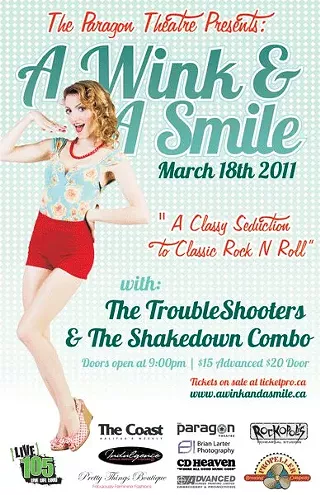 Image: Win two tickets to A Wink & A Smile Burlesque and a girly prize pack from Pretty Things Boutique