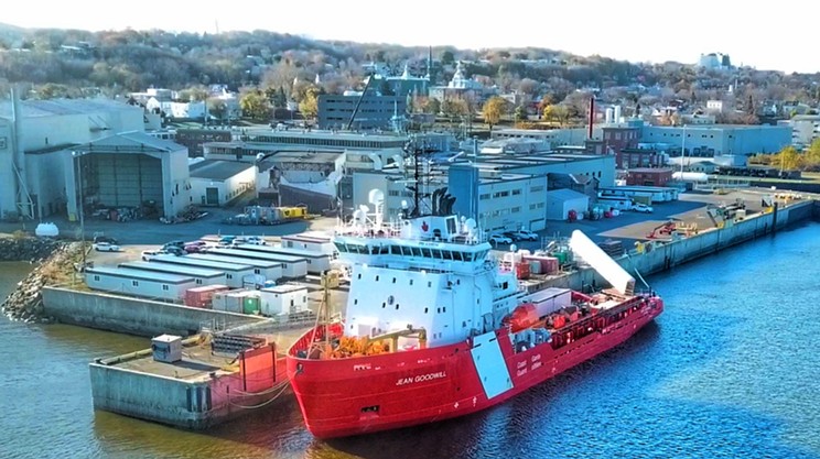 A Coast Guard icebreaker arrives in Halifax Harbour this week