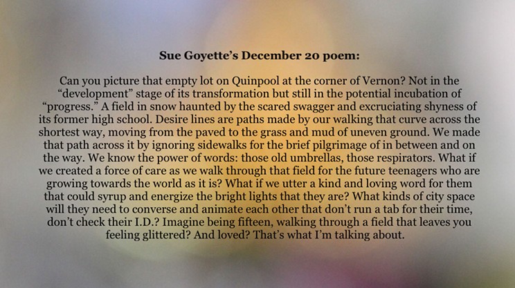 An advent calendar of poetry: December 20