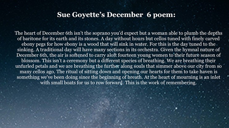 An advent calendar of poetry: December 6