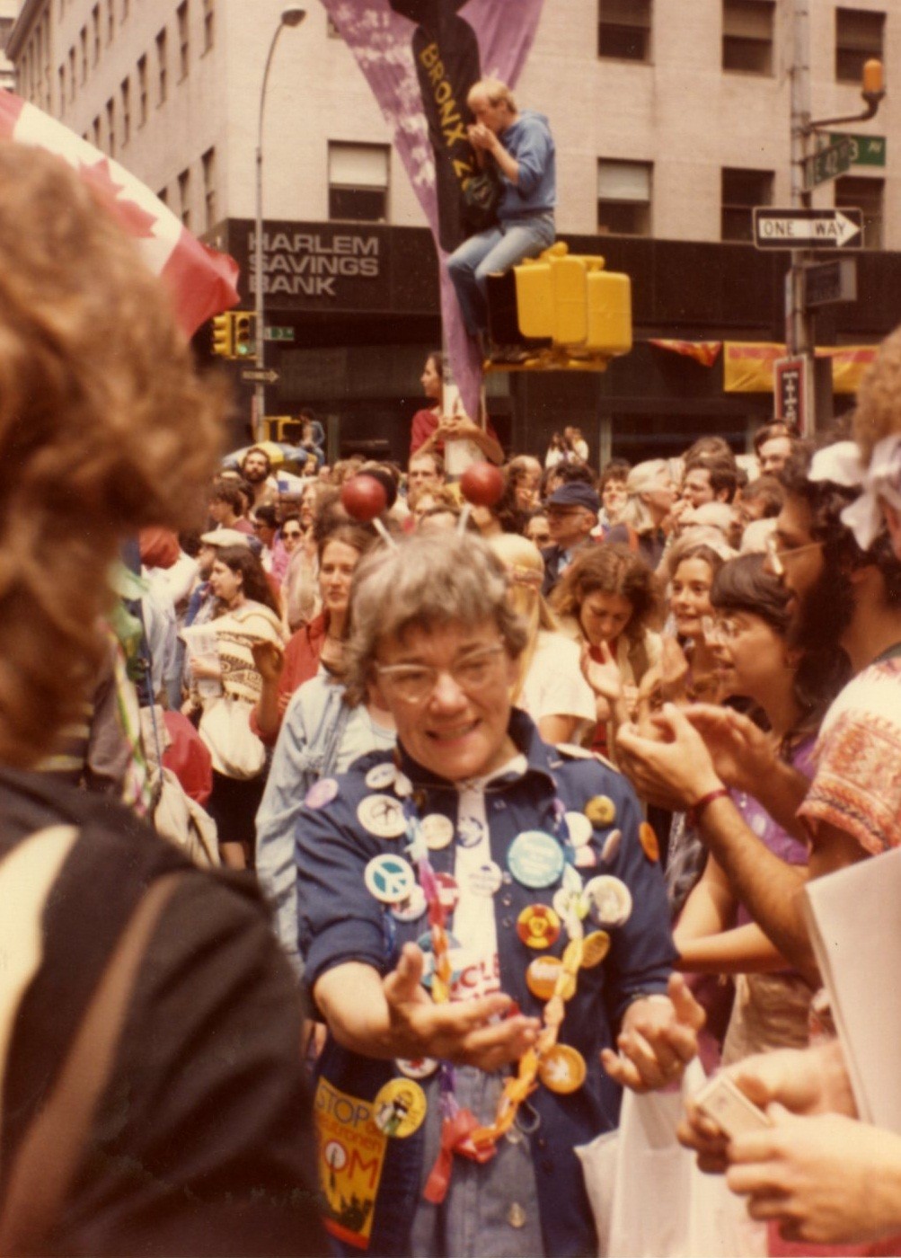 Buttons for peace: A Q&A with Betty Peterson