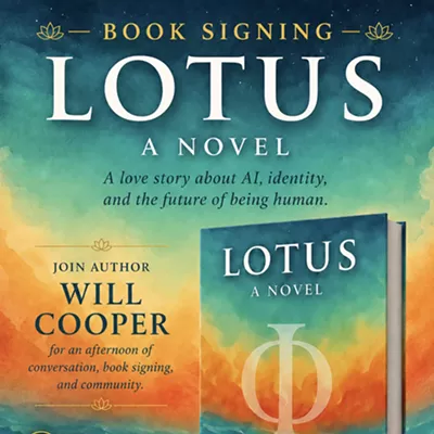 Image: Book Signing: LOTUS by Will Cooper