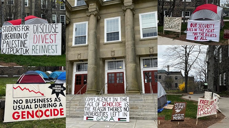 Student encampment at Dal begins Sunday following release of demands over the weekend