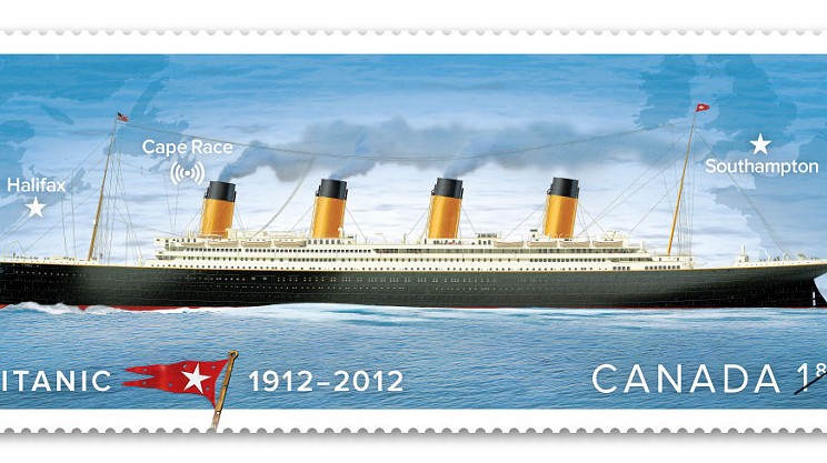 Canada Post issues Titanic stamps