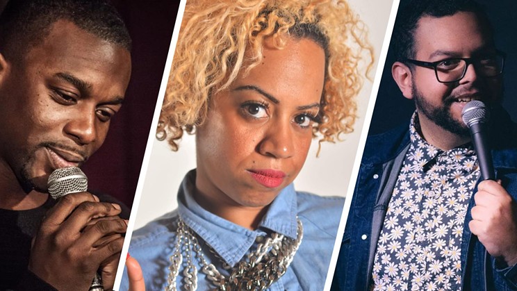 Rodney Ramsey (left), Keesha Brownie (centre) and Halifax's Travis Lindsay (right) will perform Saturday, Feb. 10 at Pickford & Black for the Underground Railroad Comedy Tour.