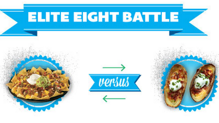 Day 16: The Elite Eight- Nachos vs Potato Skins