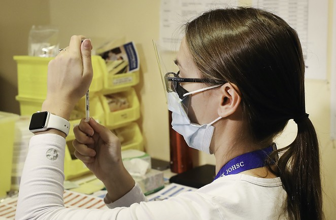 First shots at IWK Health Centre’s community-based COVID-19 vaccination clinic