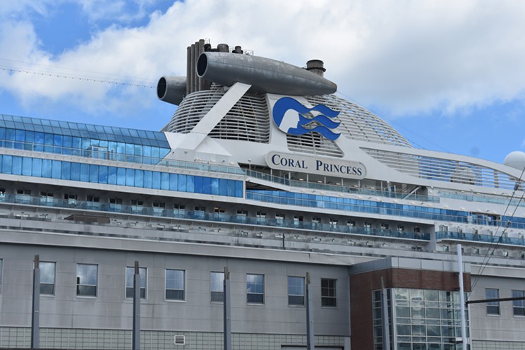 The Coral Princess, operated by Princess Cruises, visits Halifax for the first time in 2023.