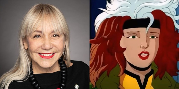 NDP-turned-Liberal Lenore Zann and her villain-turned-hero X-Men character Rogue.