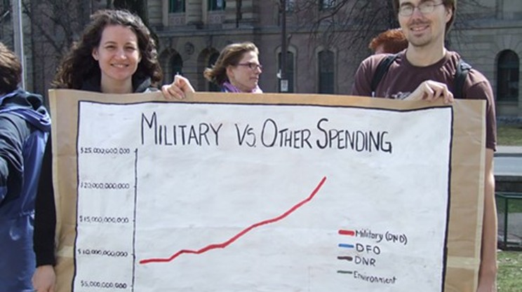 Halifax rally calls on Ottawa to re-direct military spending