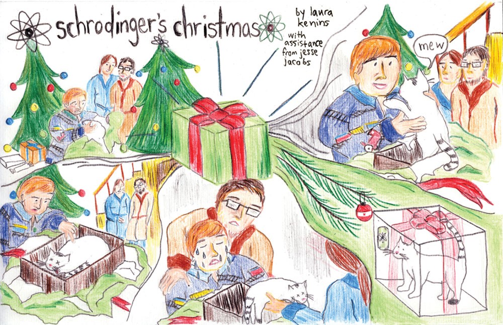 Holiday comic: Schrodinger’s Christmas