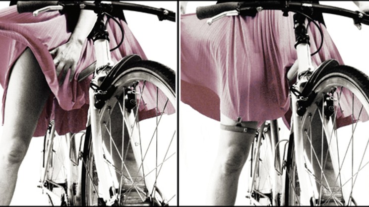 How to keep your skirt down when bike riding