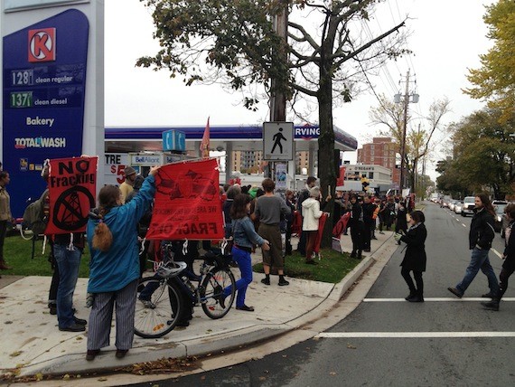 Hundreds of fracking protesters take to Halifax streets