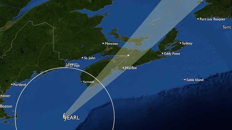 Hurricane Earl prefers Nova Scotia after all