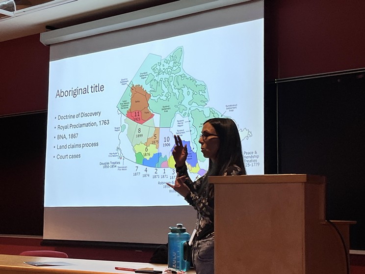 Trina Roache is teaching a new mandatory course at the University of King's College in the journalism school, called Indigenous Peoples and Media, that seeks to repair harm and mistrust caused by irresponsible reporting on Indigenous stories.