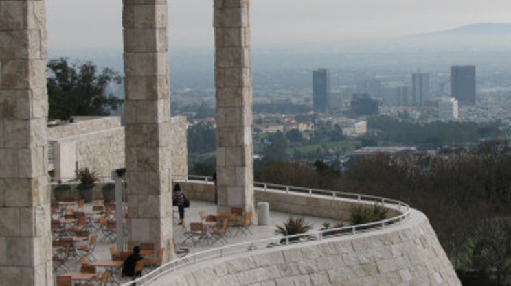 Kansas ascends to the Getty Center