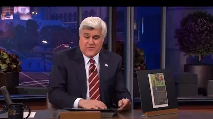 Image: Leno jokes about Jost