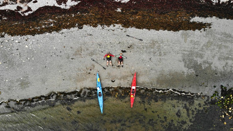 Noah Booth and Rachyl MacPhail kayaked from Halifax to Port Hastings in the summer of 2023.