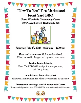 Image: "New to You" Flea Market and Front Yard BBQ