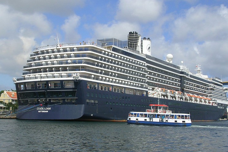 The Zuiderdam is one of three cruise ship arrivals in Halifax on July 20, 2023.