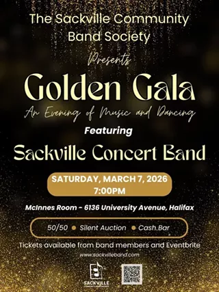 Image: Sackville Community Band Society Golden Gala